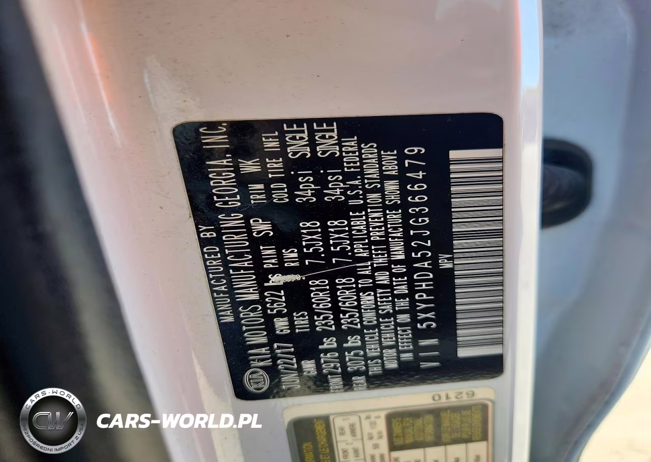 2018 Kia Sorento Ex VIN:5XYPHDA52JG366479 - 12