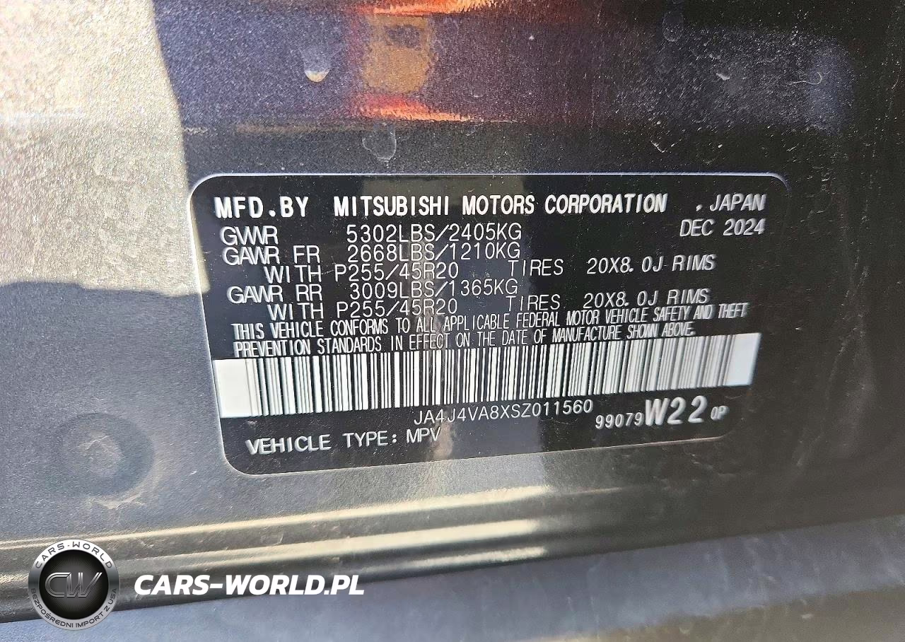 2025 Mitsubishi Outlander Se VIN:JA4J4VA8XSZ011560 - 14