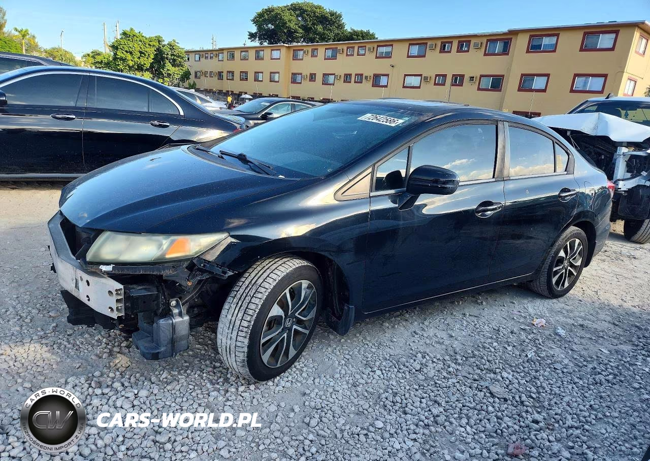 2014 Honda Civic Ex VIN:19XFB2F86EE071232 - 1