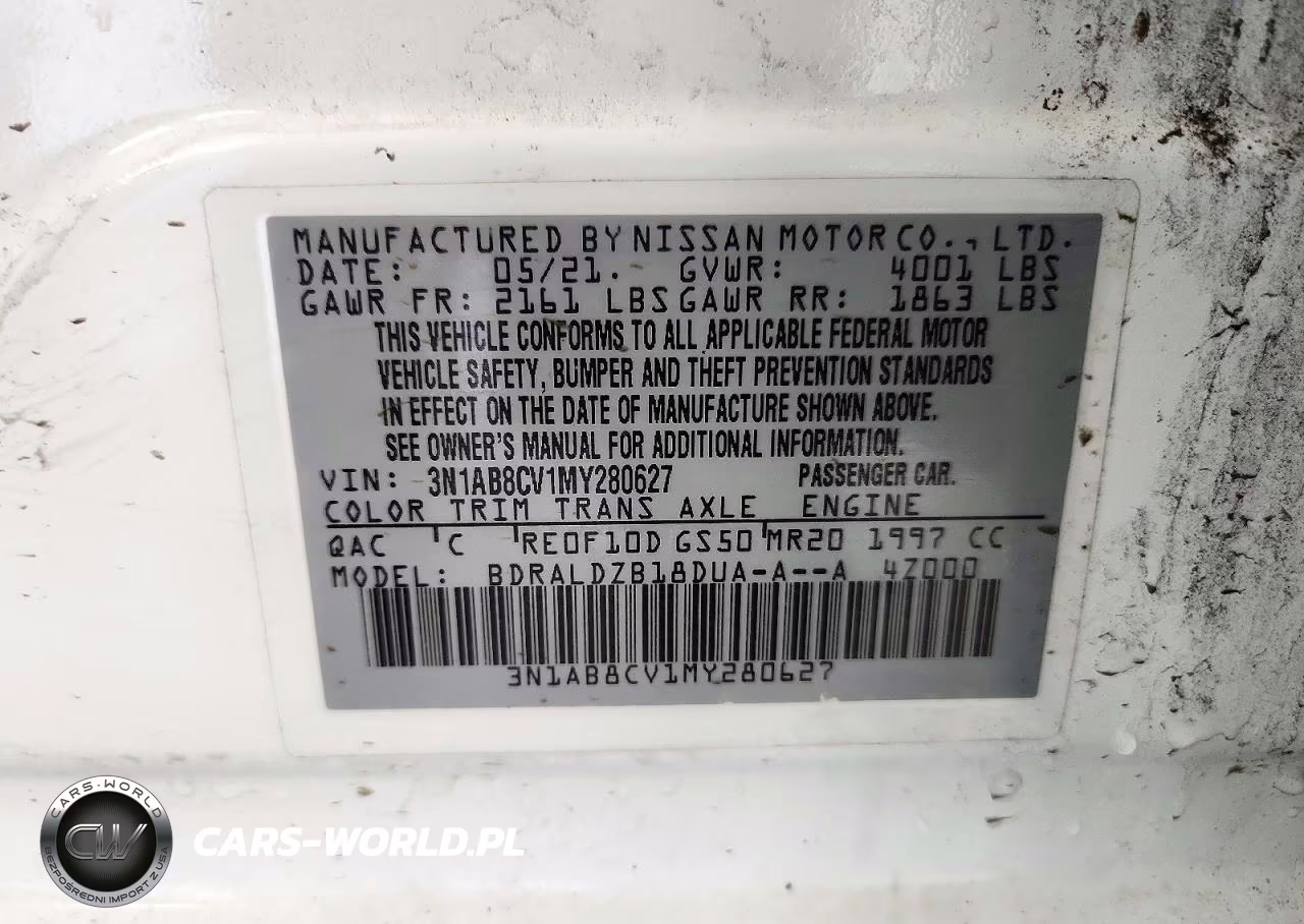 2021 Nissan Sentra Sv VIN:3N1AB8CV1MY280627 - 12