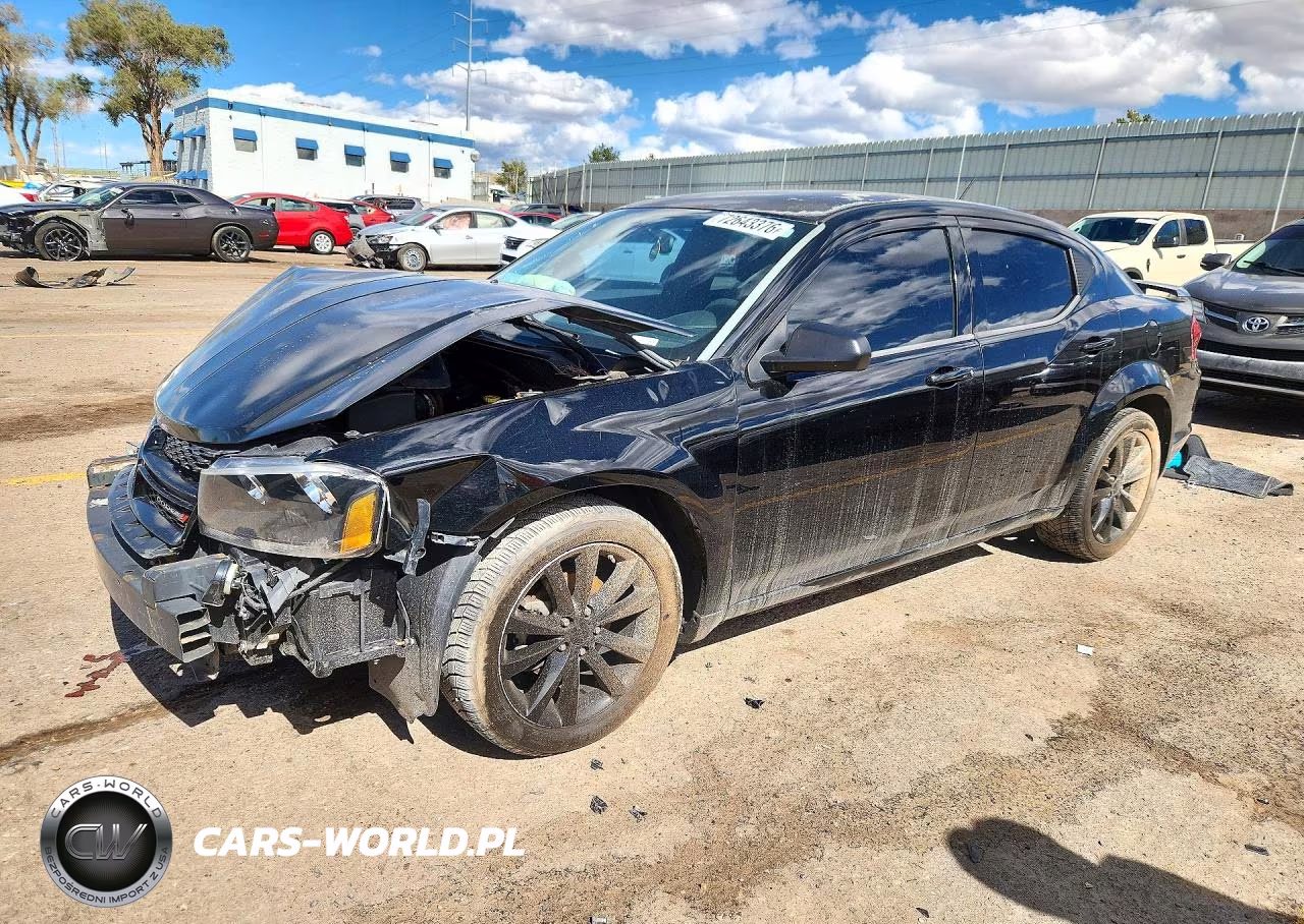 2014 DODGE AVENGER SE VIN:1C3CDZAG6EN165499 - 1