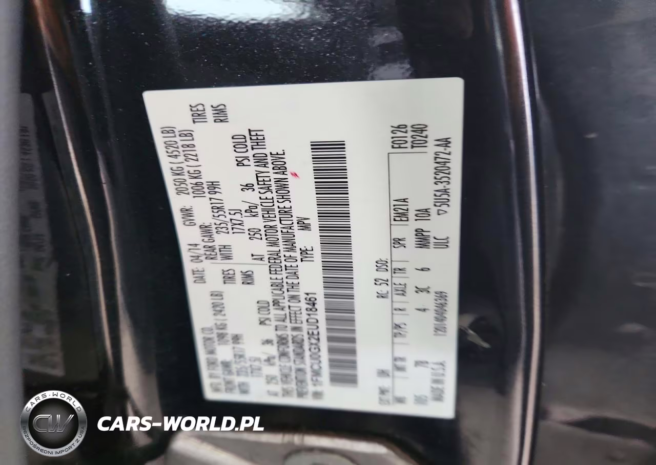 2014 Ford Escape Se VIN:1FMCU0GX2EUD18461 - 14