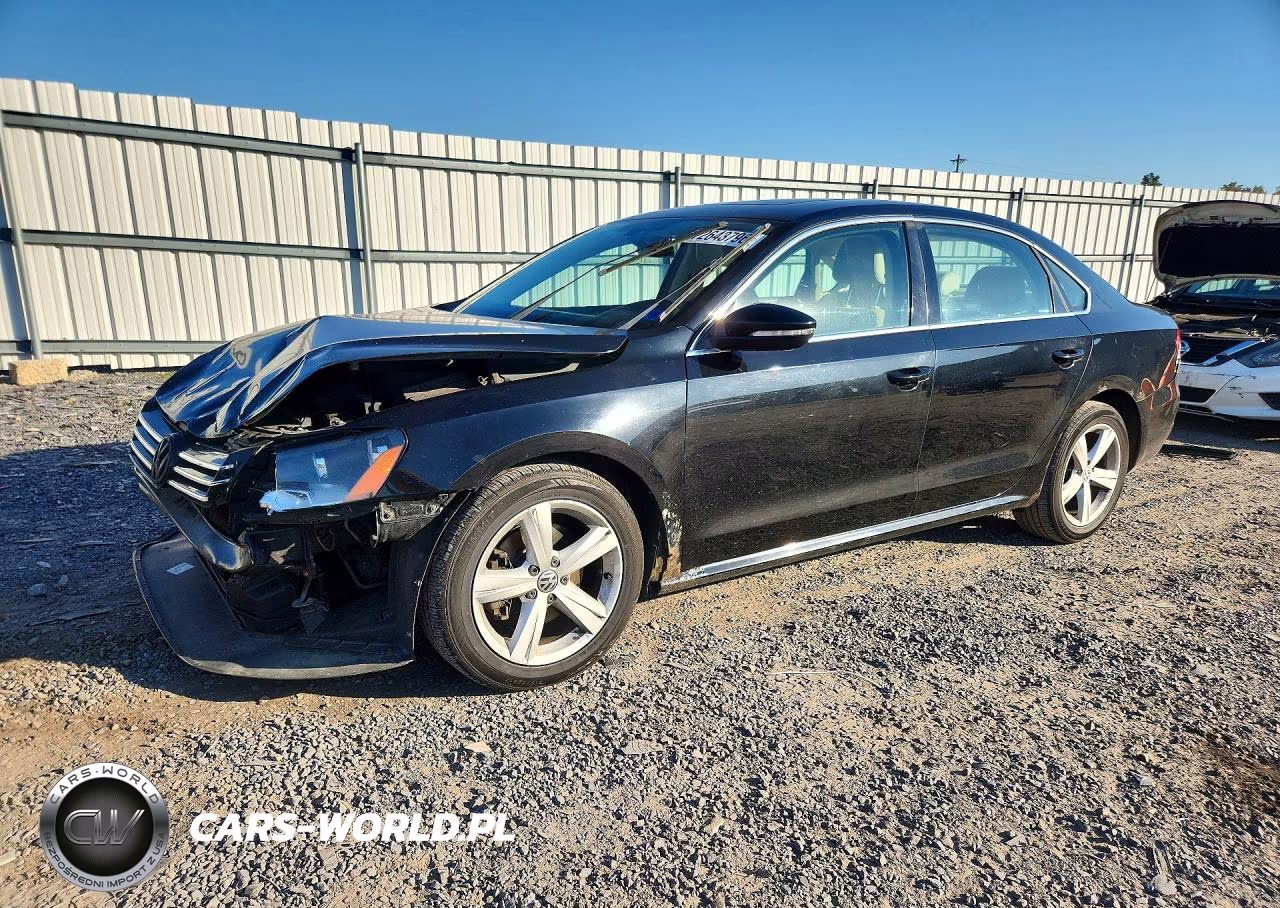 2012 Volkswagen Passat 2.5L Se VIN:1VWBP7A39CC103651 - 1