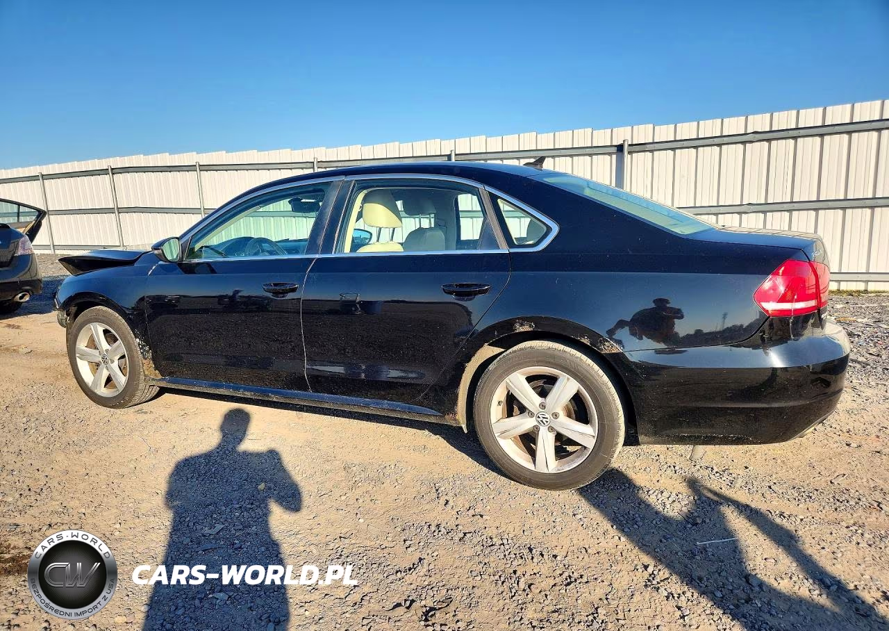 2012 Volkswagen Passat 2.5L Se VIN:1VWBP7A39CC103651 - 2