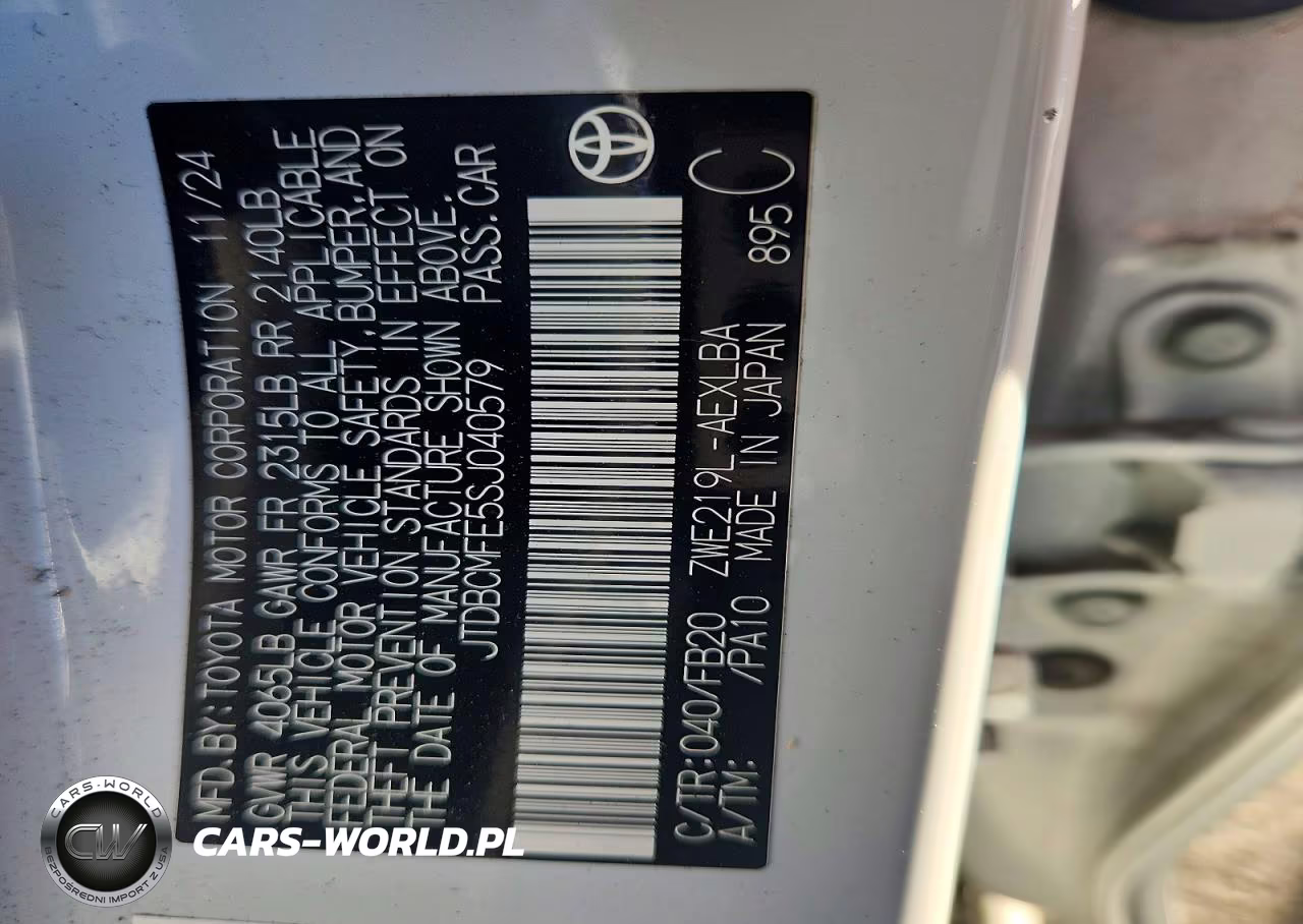 2025 Toyota Corolla Hybrid Le VIN:JTDBCMFE5SJ040579 - 12