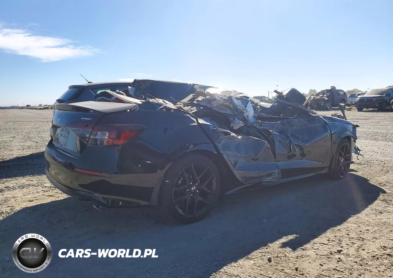 2025 Honda Civic Sport VIN:2HGFE2F56SH586374 - 3