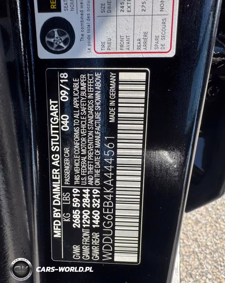 2019 Mercedes-Benz S 450 4Matic VIN:WDDUG6EB4KA444561 - 10