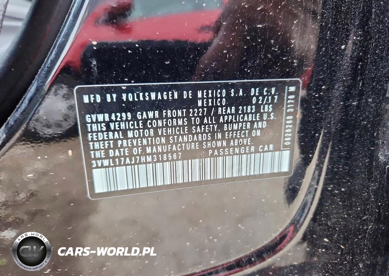 2017 Volkswagen Jetta Sel VIN:3VWL17AJ7HM318567 - 13