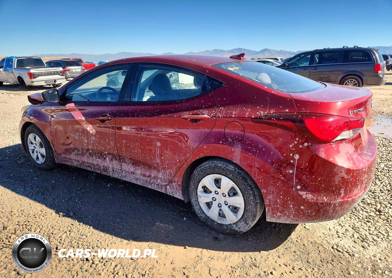 2016 Hyundai Elantra Se VIN:5NPDH4AE4GH721849 - 2