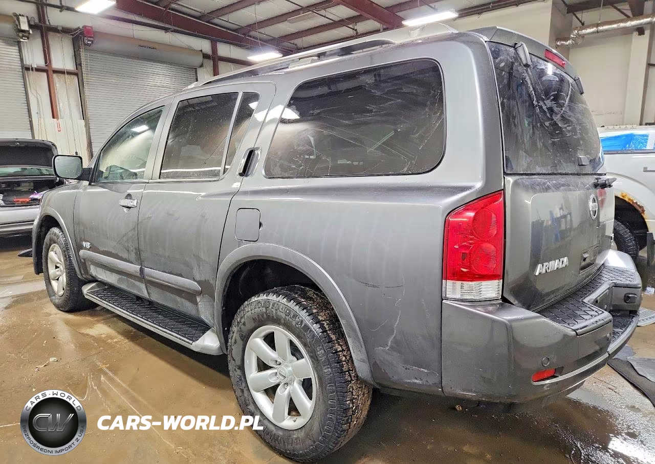 2008 Nissan Armada Se Ffv VIN:5N1BA08C58N601600 - 2