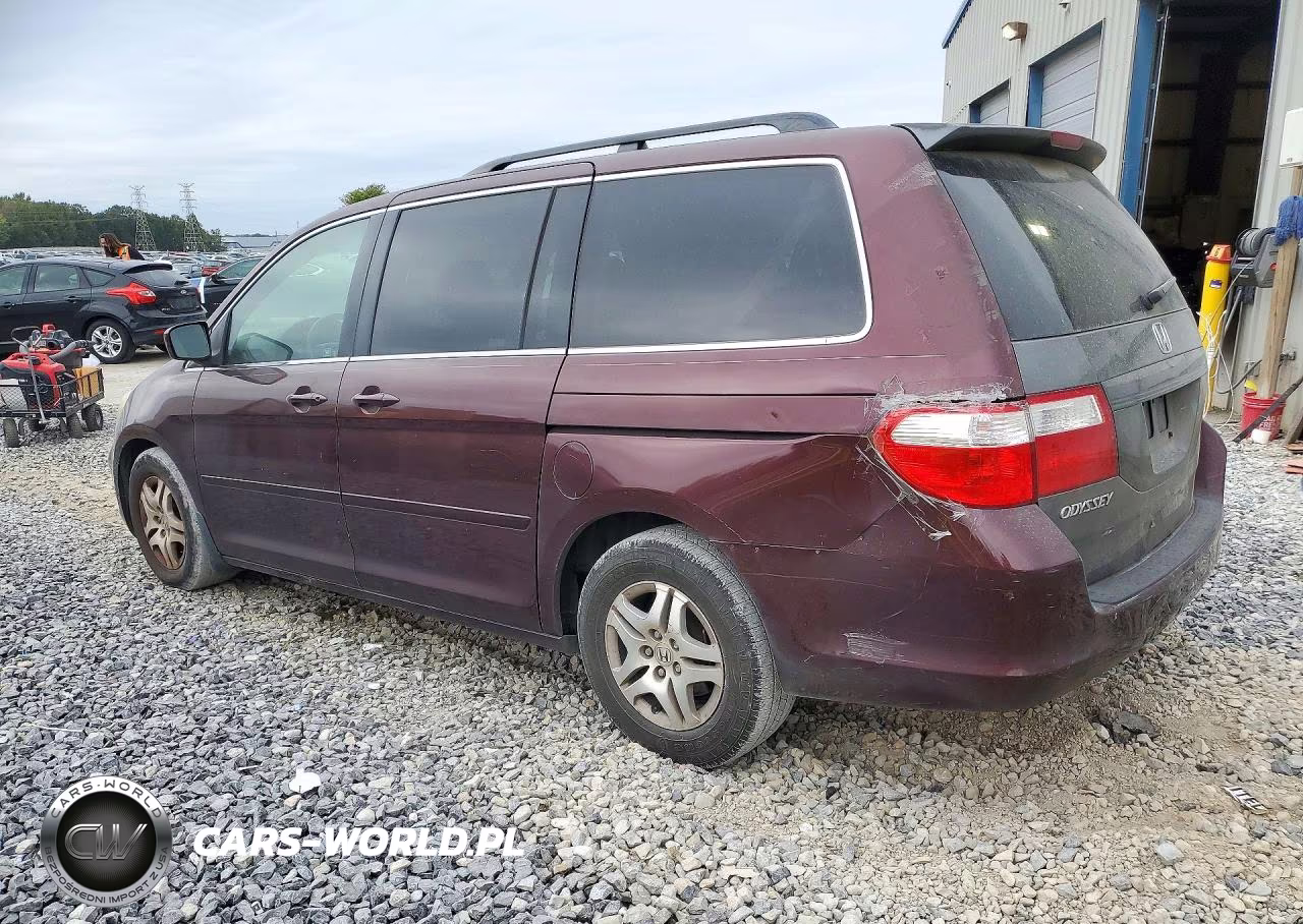2007 Honda Odyssey Exl VIN:5FNRL38767B044551 - 2