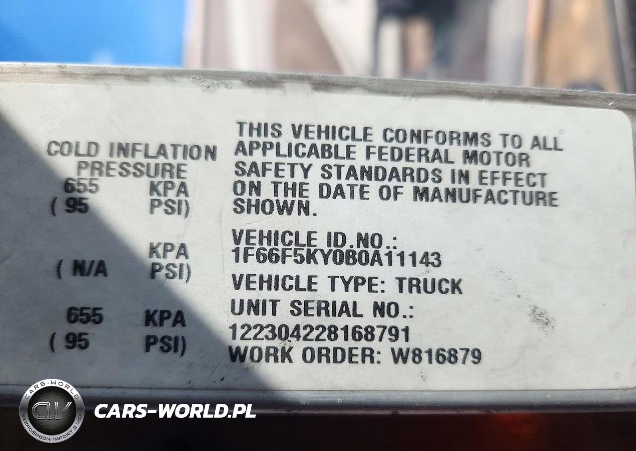 2011 Ford F59 Delivery Truck VIN:1F66F5KY0B0A11143 - 13