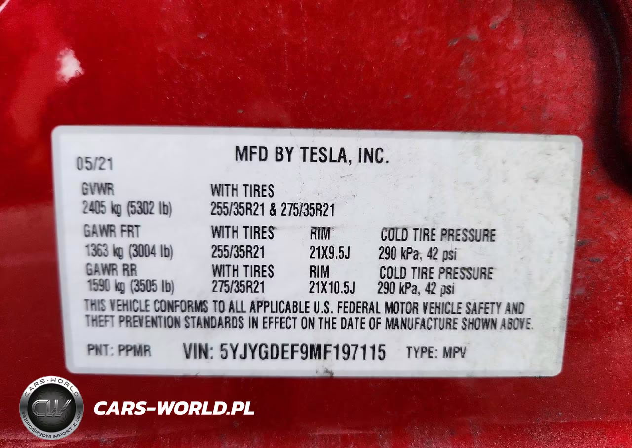 2021 Tesla Model Y VIN:5YJYGDEF9MF197115 - 13