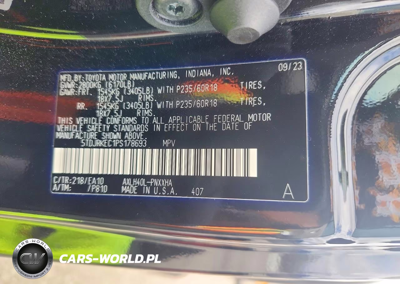2023 Toyota Sienna Xle VIN:5TDJRKEC1PS178693 - 12