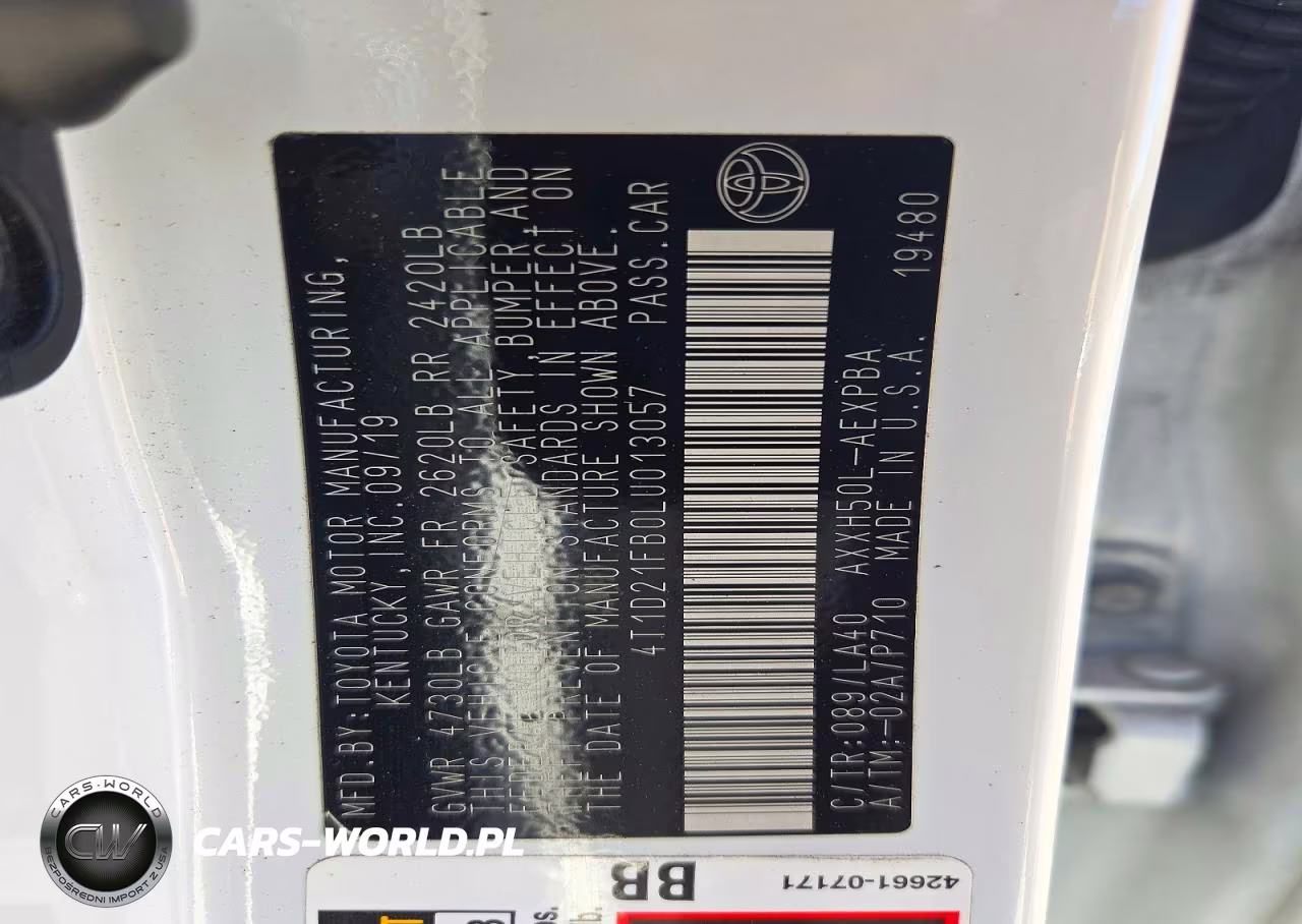 2020 Toyota Avalon Limited VIN:4T1D21FB0LU013057 - 12