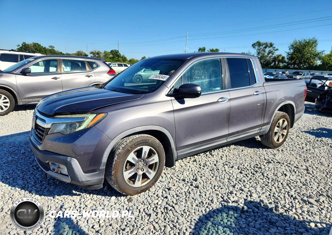 2019 Honda Ridgeline Rtl VIN:5FPYK3F71KB005027 - 1
