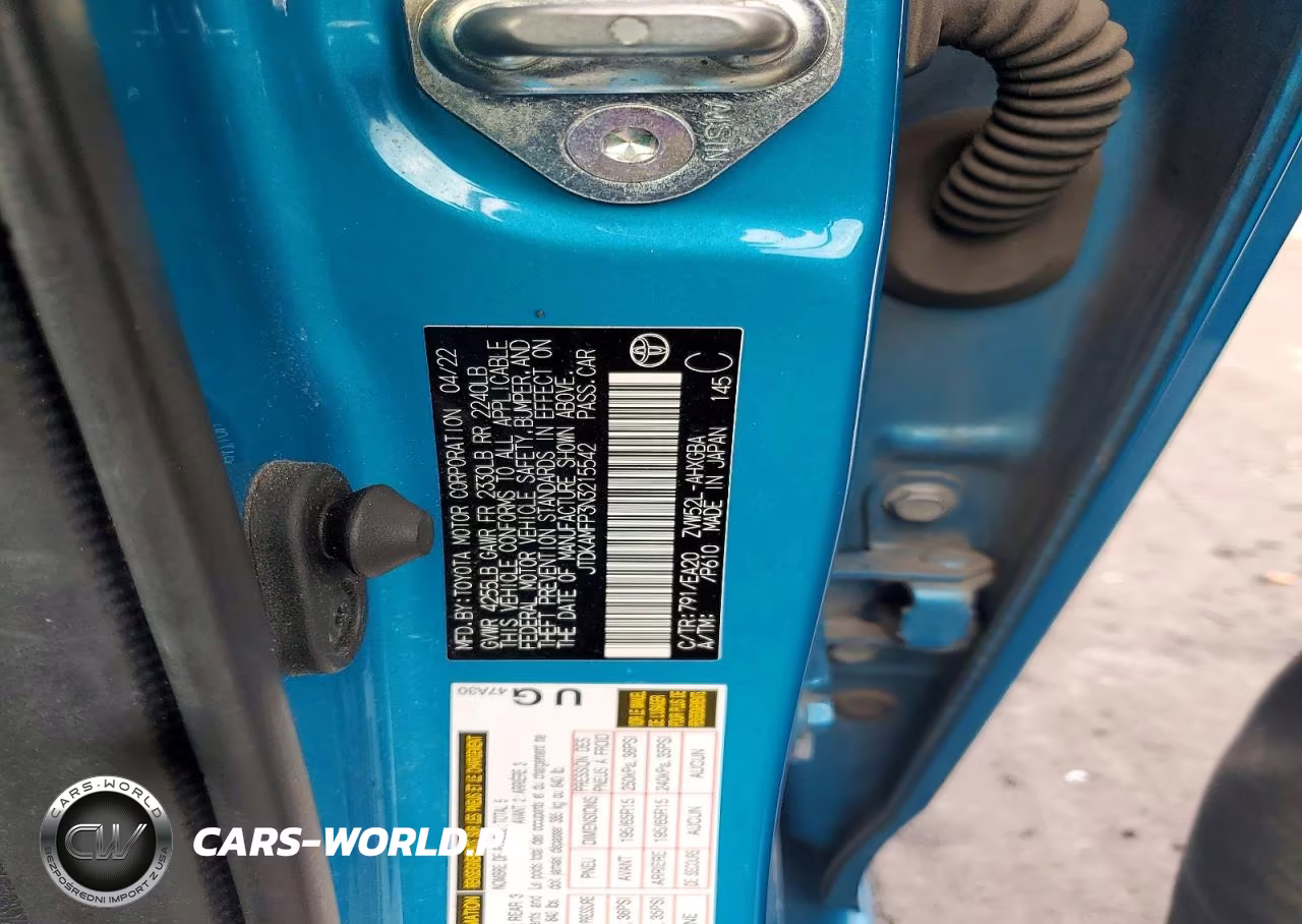 2022 Toyota Prius Prime Xle VIN:JTDKAMFP3N3215542 - 13