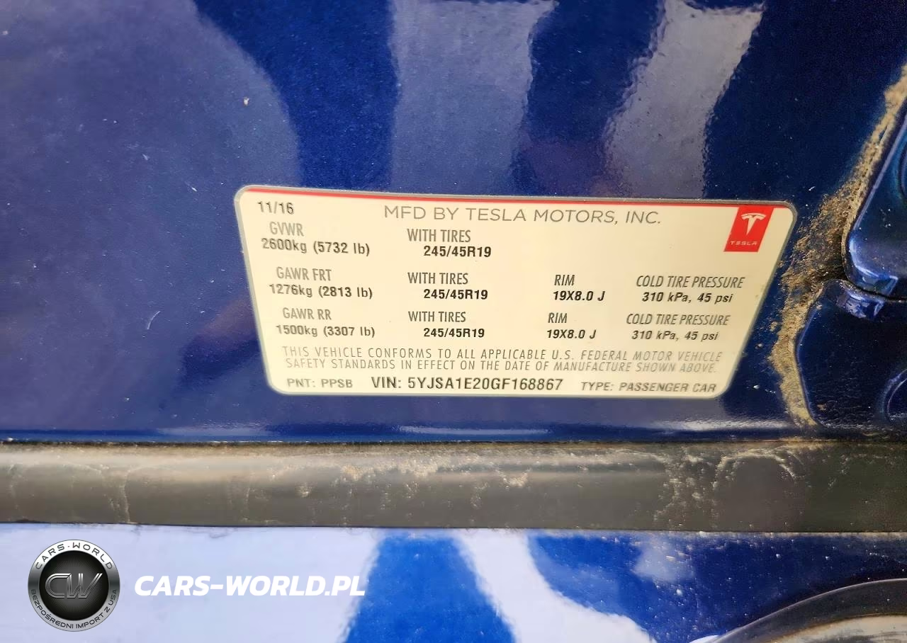 2016 Tesla Model S VIN:5YJSA1E20GF168867 - 13