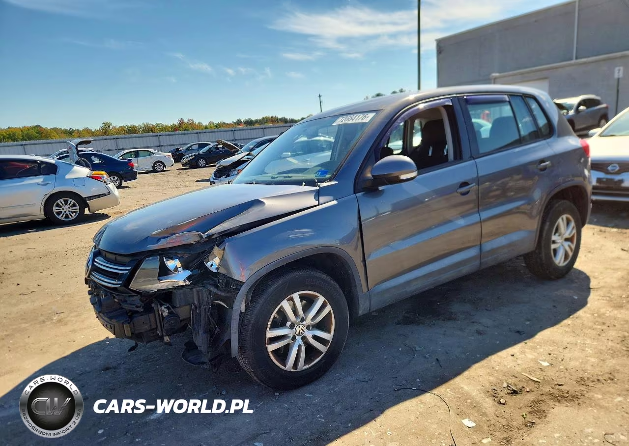 2014 Volkswagen Tiguan S VIN:WVGAV3AX8EW501866 - 1