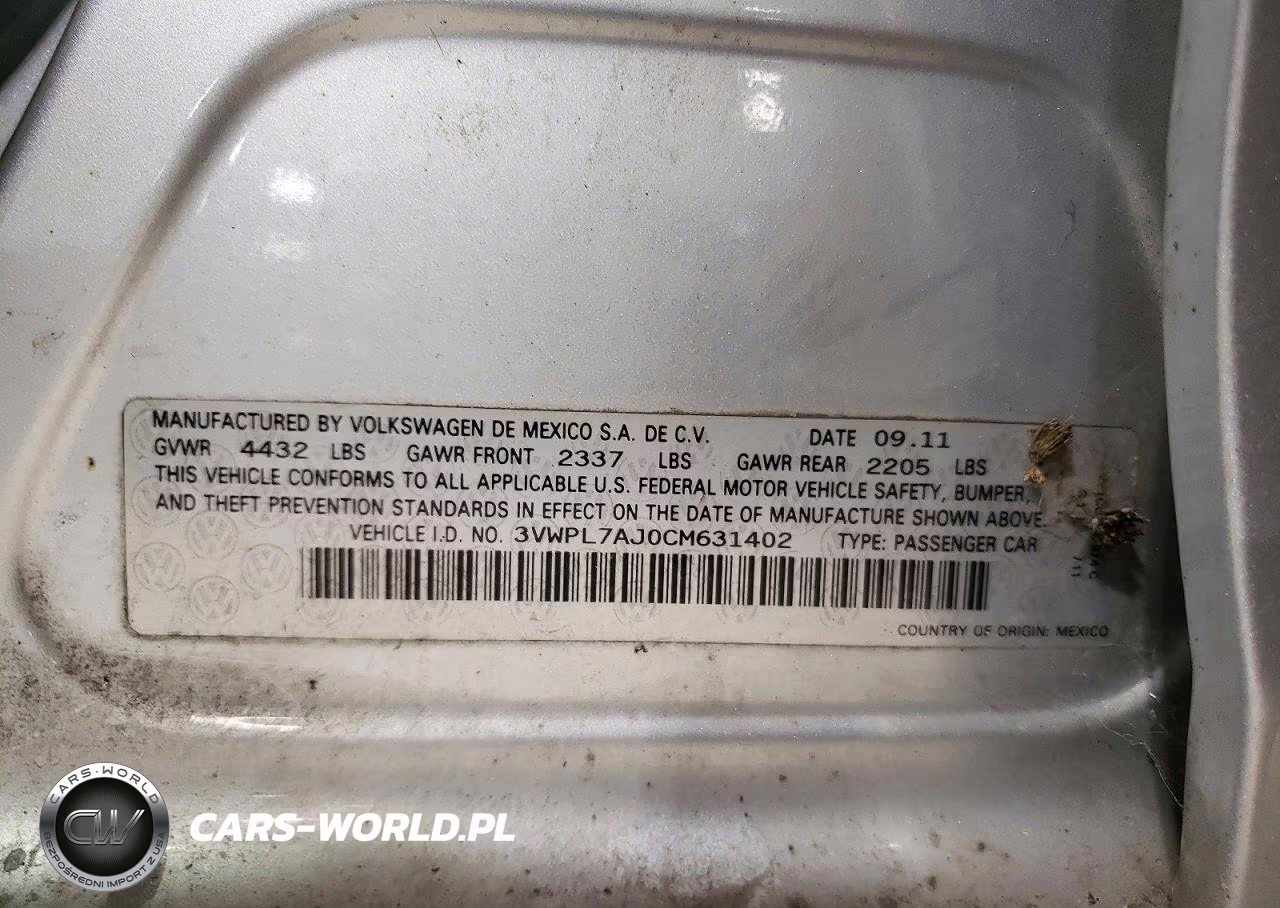 2012 Volkswagen Jetta Tdi VIN:3VWPL7AJ0CM631402 - 13