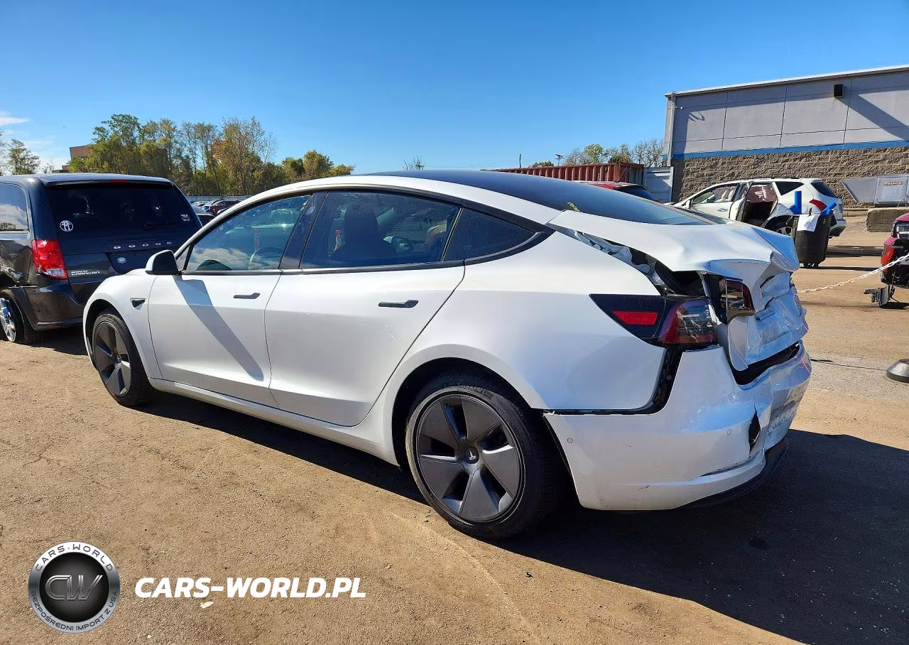 2022 Tesla Model 3 VIN:5YJ3E1EB0NF107489 - 2