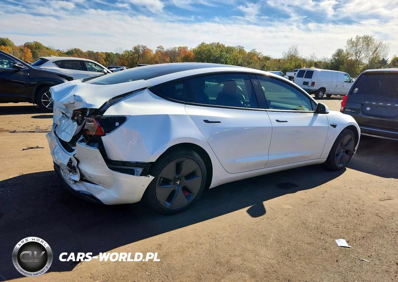 2022 Tesla Model 3 VIN:5YJ3E1EB0NF107489 - 3