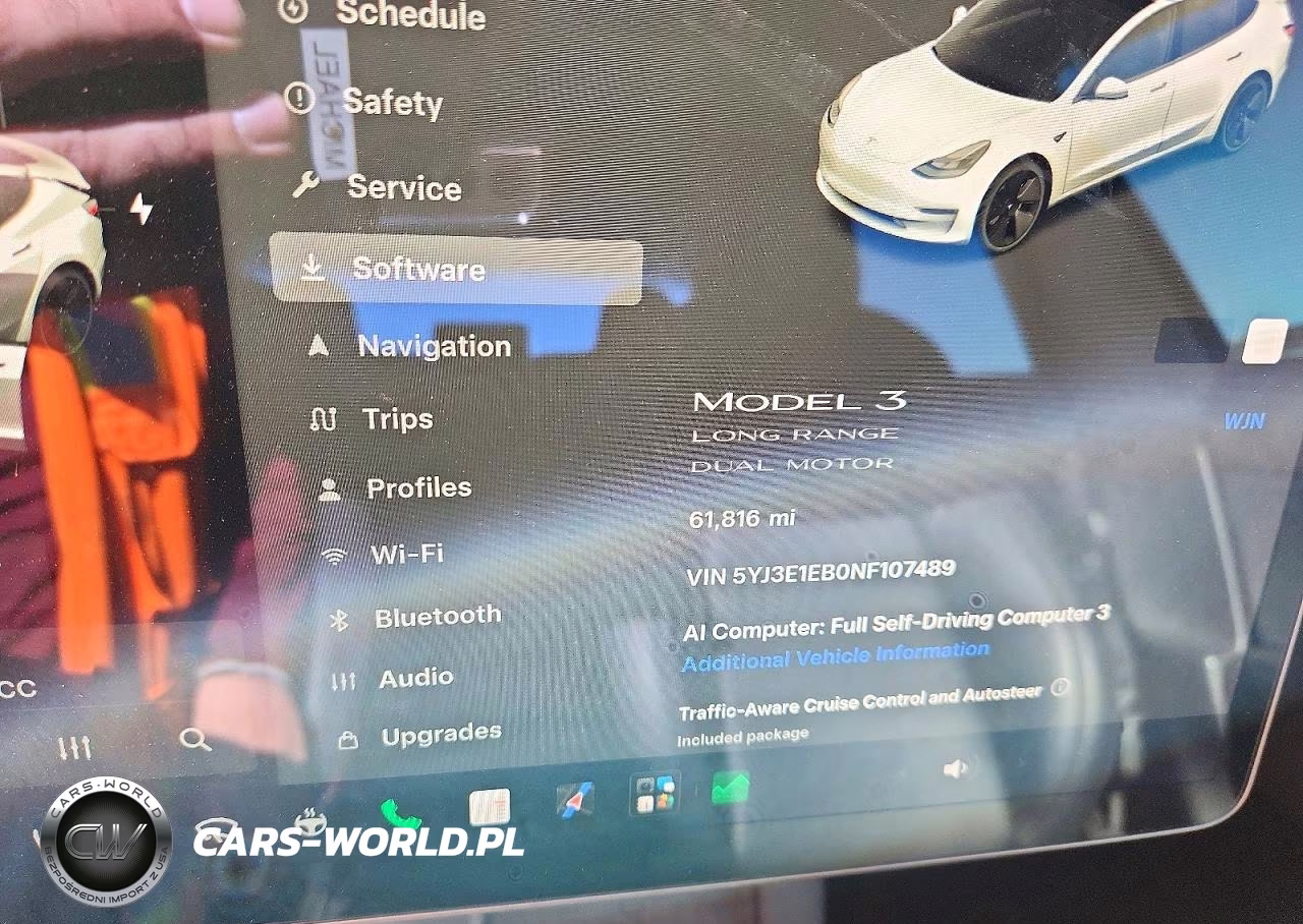 2022 Tesla Model 3 VIN:5YJ3E1EB0NF107489 - 9