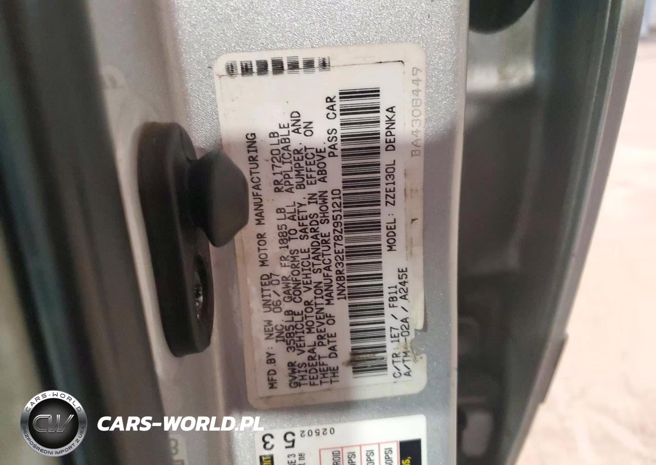 2008 Toyota Corolla Le VIN:1NXBR32E78Z951210 - 12