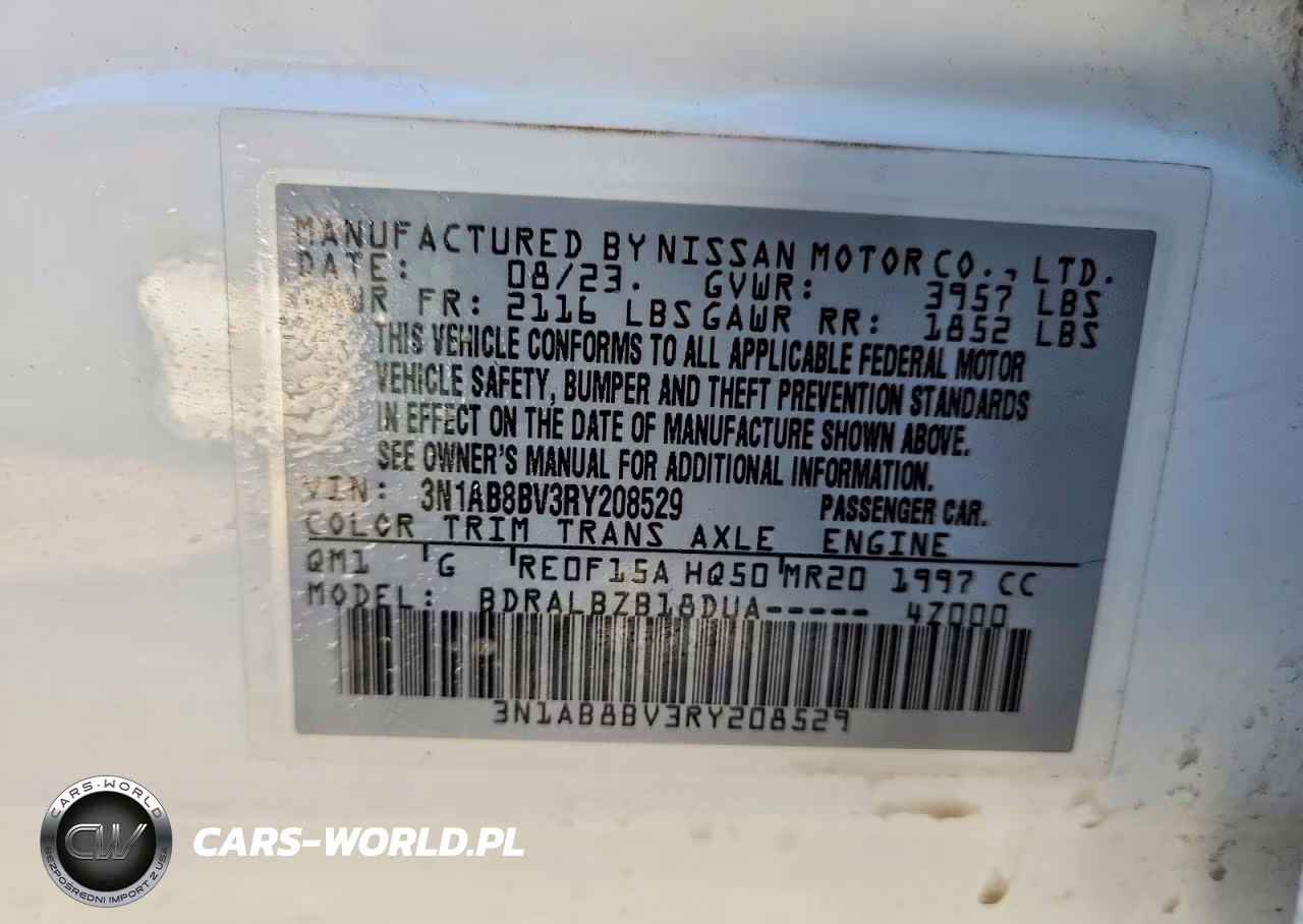 2024 Nissan Sentra S VIN:3N1AB8BV3RY208529 - 12