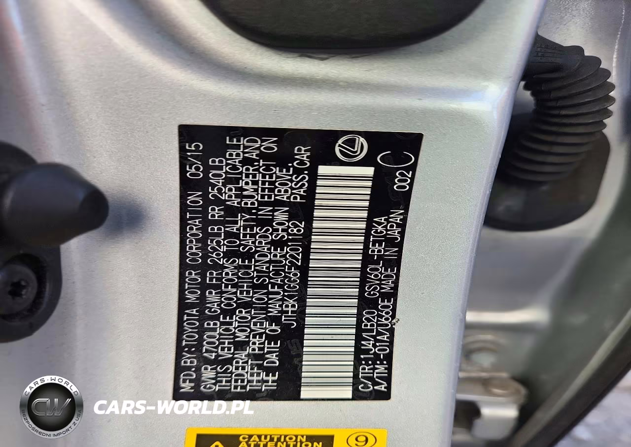 2015 Lexus Es 350 VIN:JTHBK1GG6F2201182 - 12