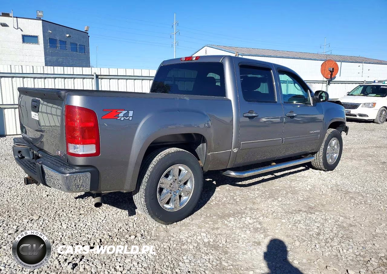 2012 GMC Sierra K1500 Sle VIN:3GTP2VE72CG265661 - 3