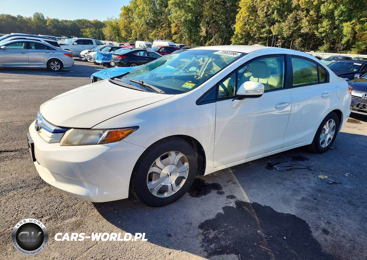 2012 Honda Civic Hybrid VIN:JHMFB4F20CS009731 - 1
