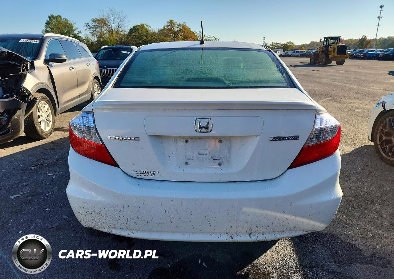 2012 Honda Civic Hybrid VIN:JHMFB4F20CS009731 - 6