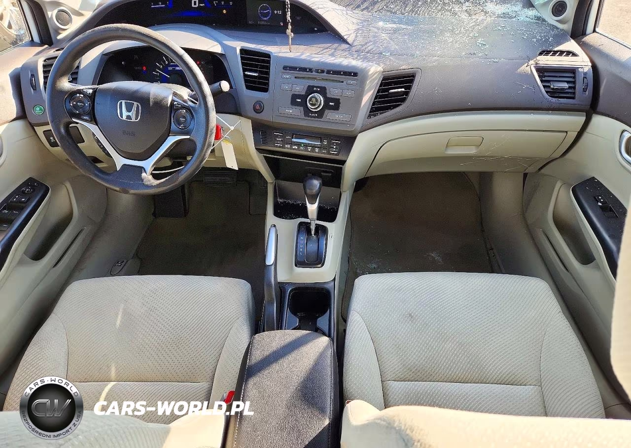 2012 Honda Civic Hybrid VIN:JHMFB4F20CS009731 - 8