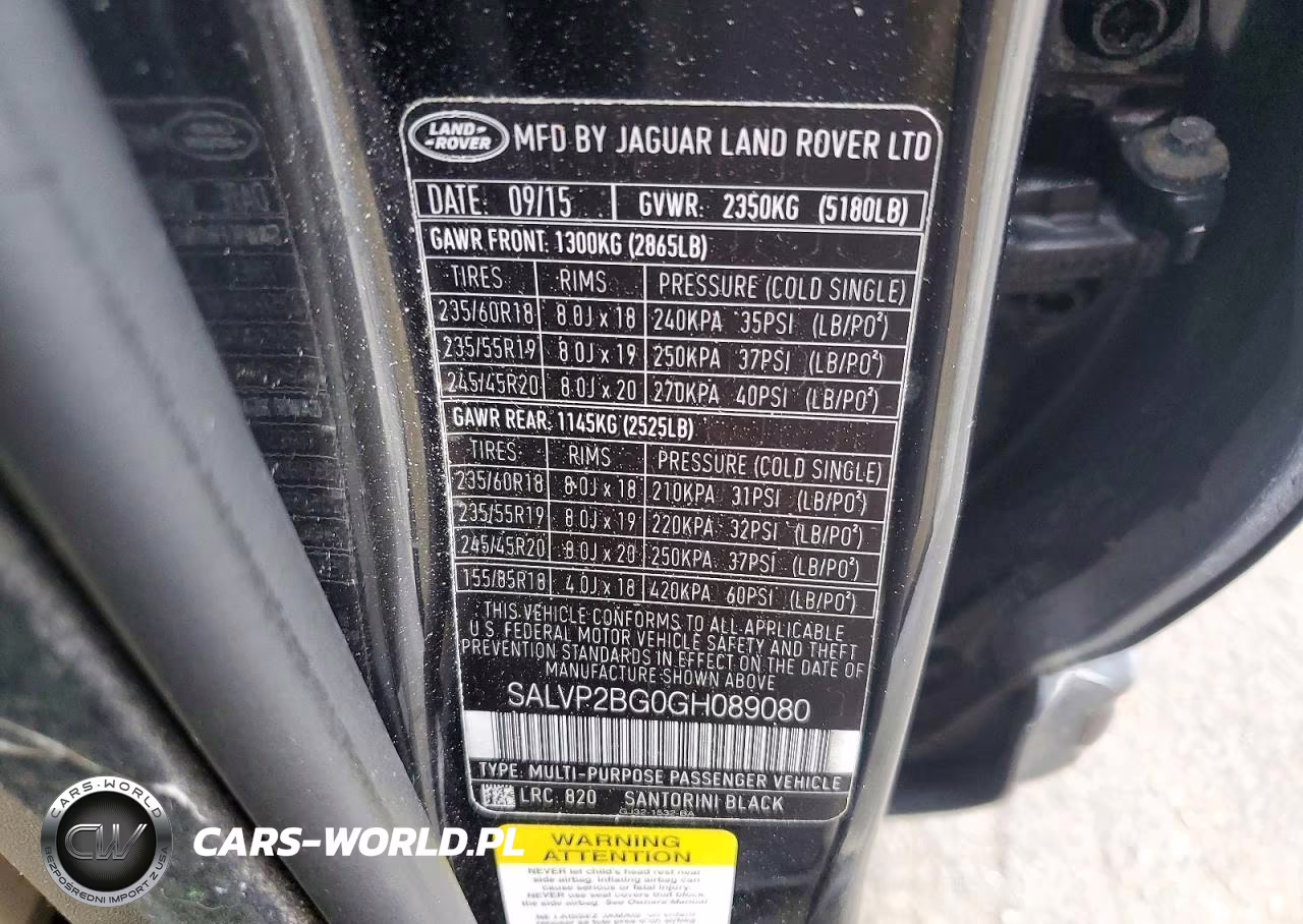 2016 Land Rover Range Rover Evoque Se VIN:SALVP2BG0GH089080 - 14