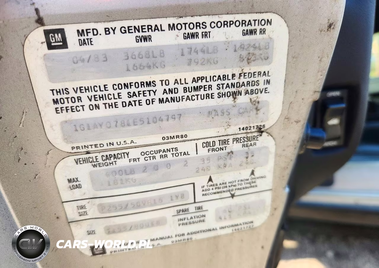 1984 Chevrolet Corvette VIN:1G1AY0781E5104797 - 12