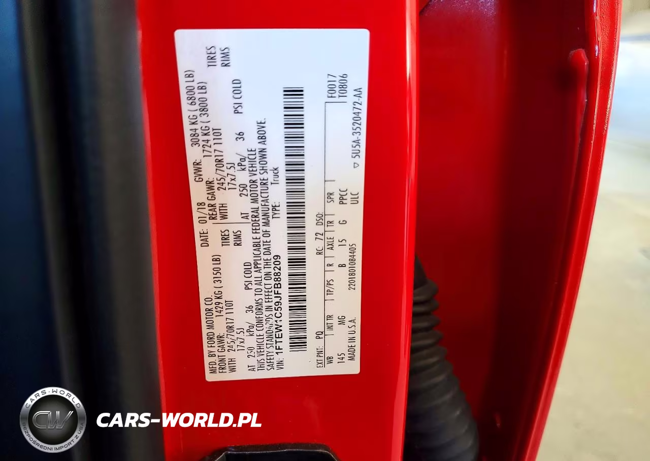 2018 Ford F150 Supercrew VIN:1FTEW1C59JFB88209 - 12