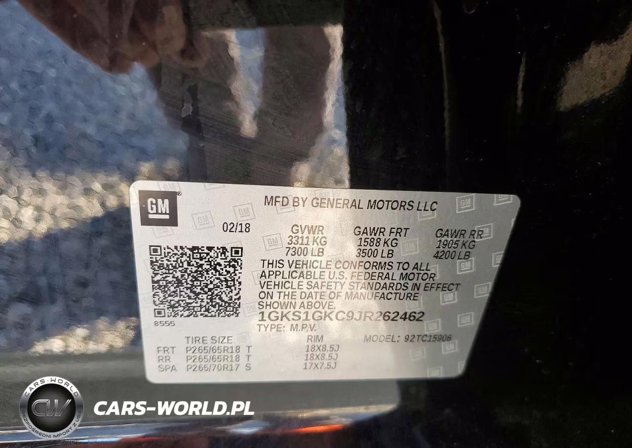 2018 GMC Yukon Xl Slt VIN:1GKS1GKC9JR262462 - 13