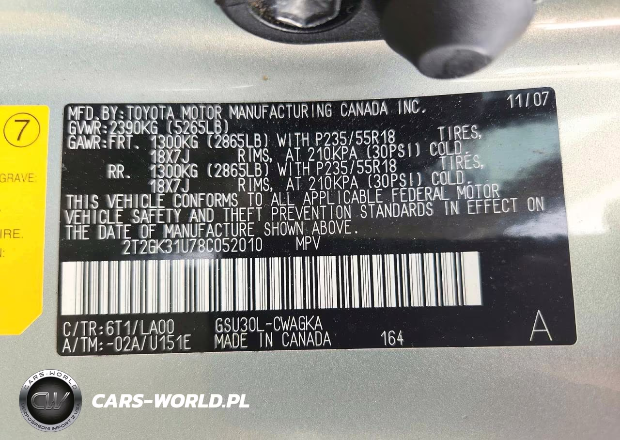 2008 Lexus Rx 350 VIN:2T2GK31U78C052010 - 14