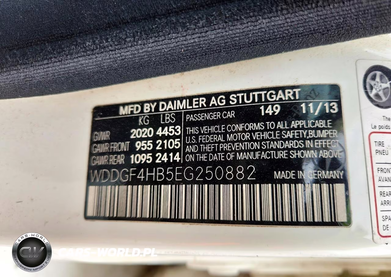 2014 Mercedes-Benz C 250 VIN:WDDGF4HB5EG250882 - 12
