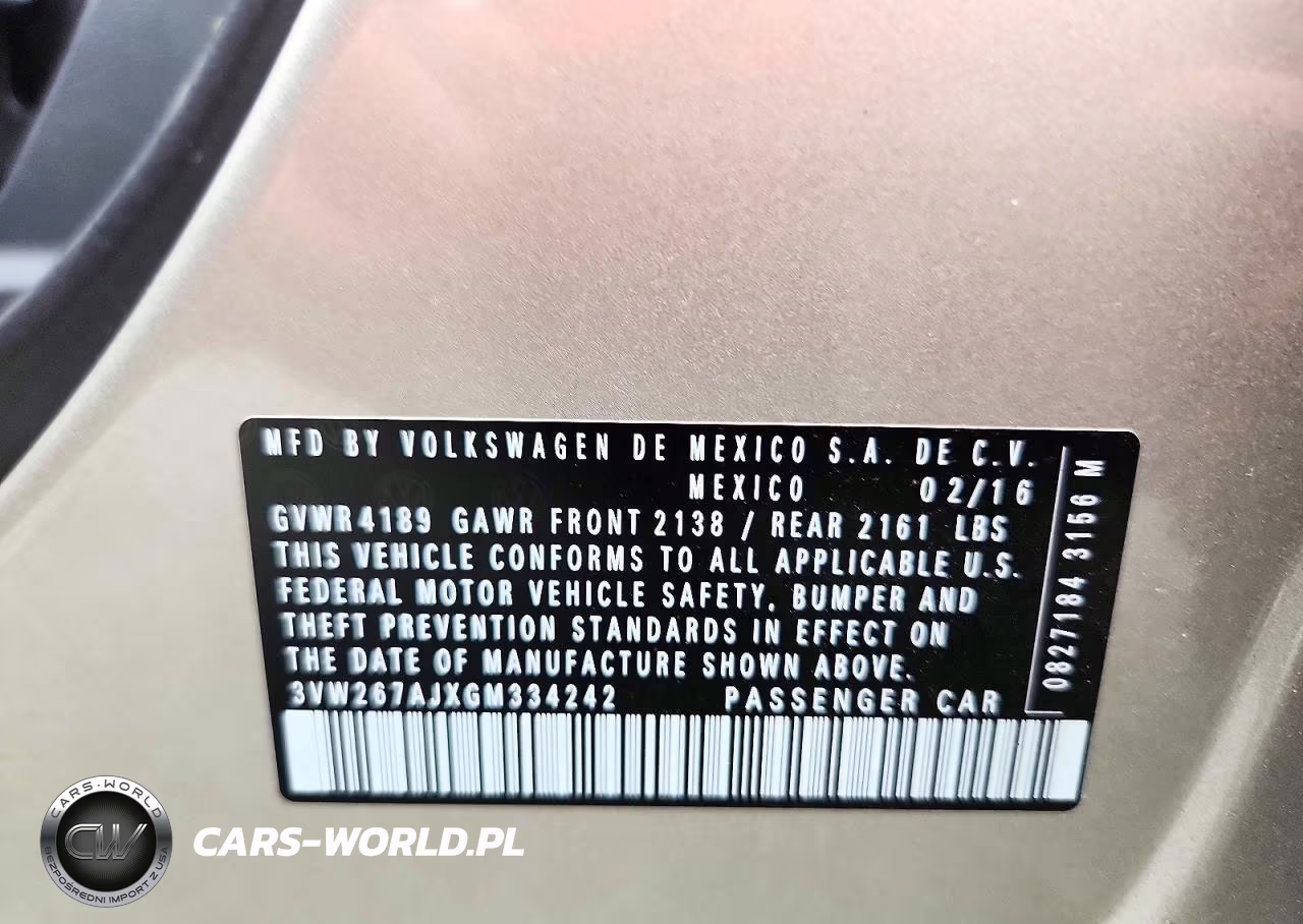 2016 Volkswagen Jetta S VIN:3VW267AJXGM334242 - 13