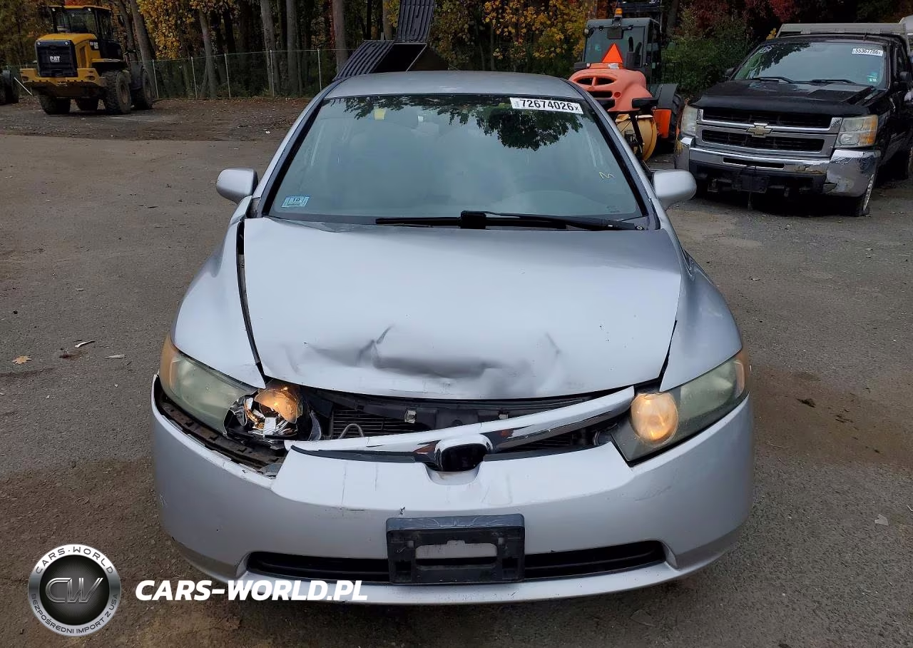 2008 Honda Civic Lx VIN:2HGFA16588H328209 - 5