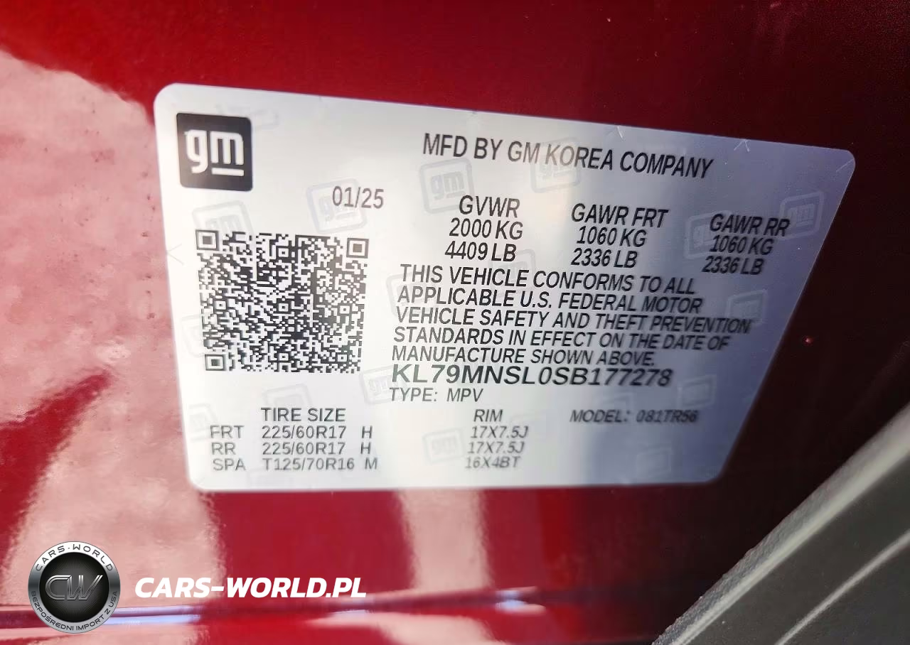 2025 Chevrolet Trailblazer Ls VIN:KL79MNSL0SB177278 - 13