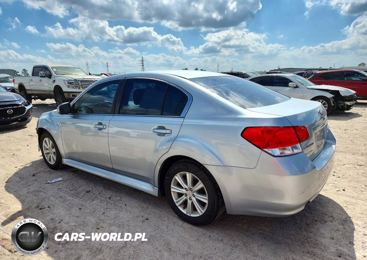 2012 Subaru Legacy 2.5I VIN:4S3BMAA6XC1016100 - 2