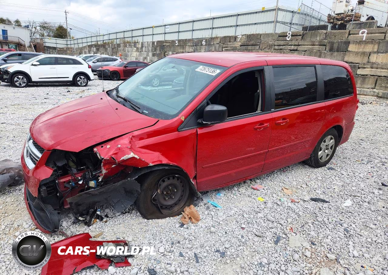 2012 Dodge Grand Caravan Se VIN:2C4RDGBG7CR298930 - 1