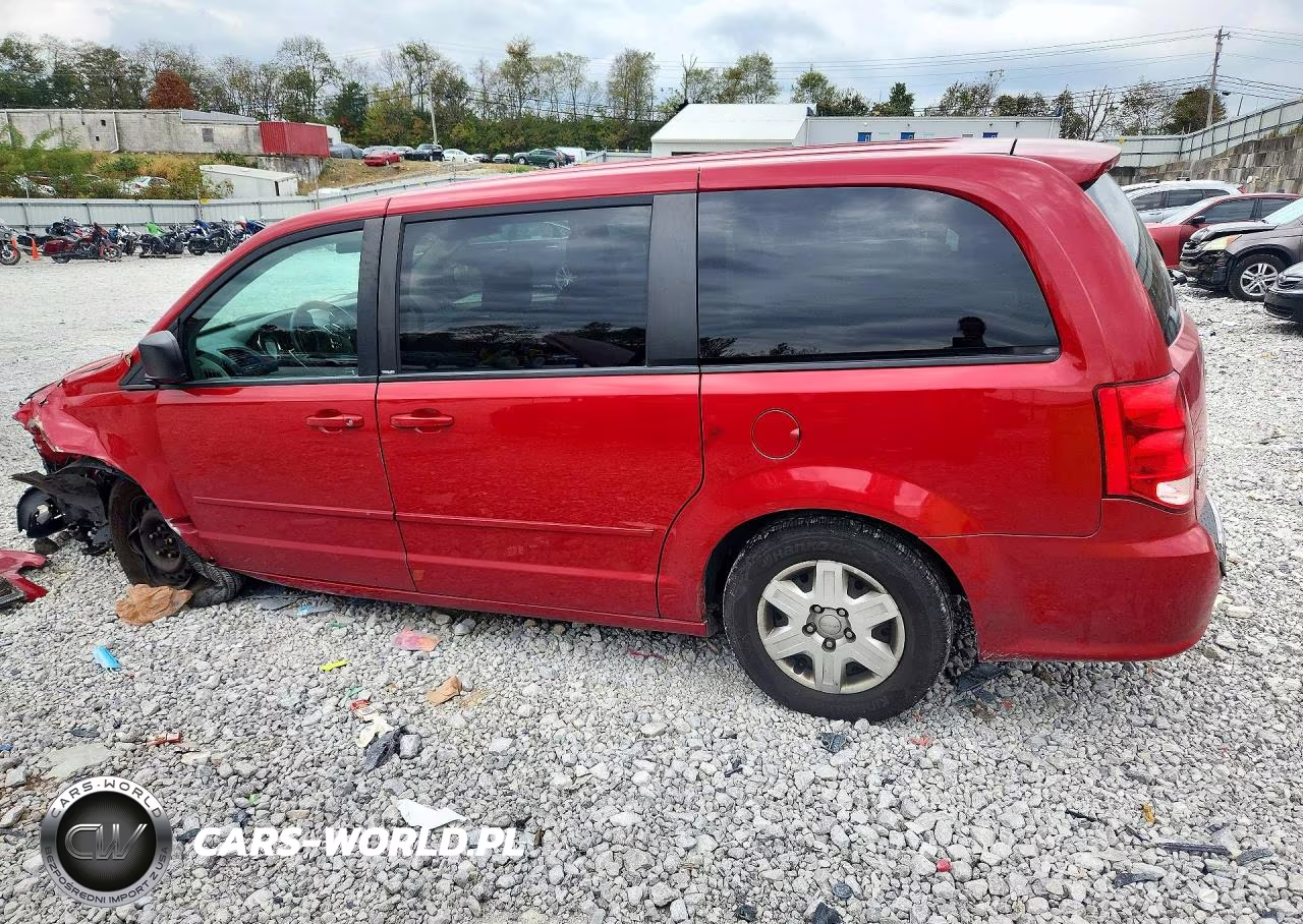 2012 Dodge Grand Caravan Se VIN:2C4RDGBG7CR298930 - 2