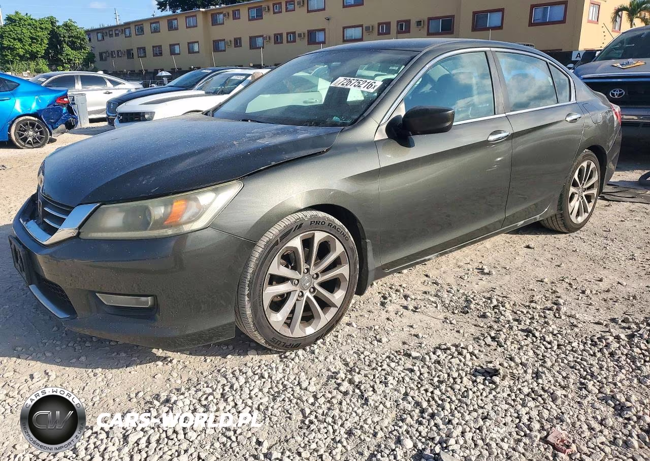 2013 Honda Accord Sport VIN:1HGCR2F54DA025373 - 1