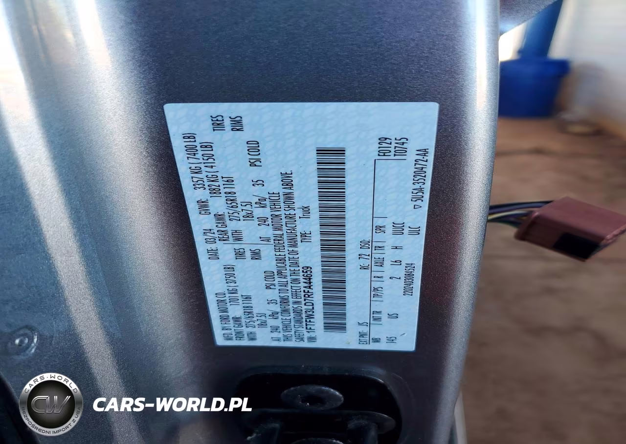 2024 Ford F150 Xlt VIN:1FTFW3LD7RFA44659 - 12