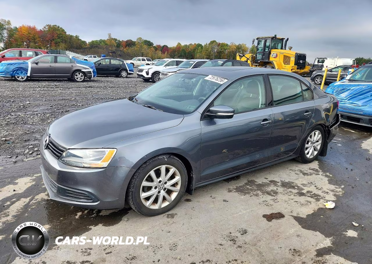 2012 Volkswagen Jetta Se VIN:3VWDP7AJ4CM376373 - 1