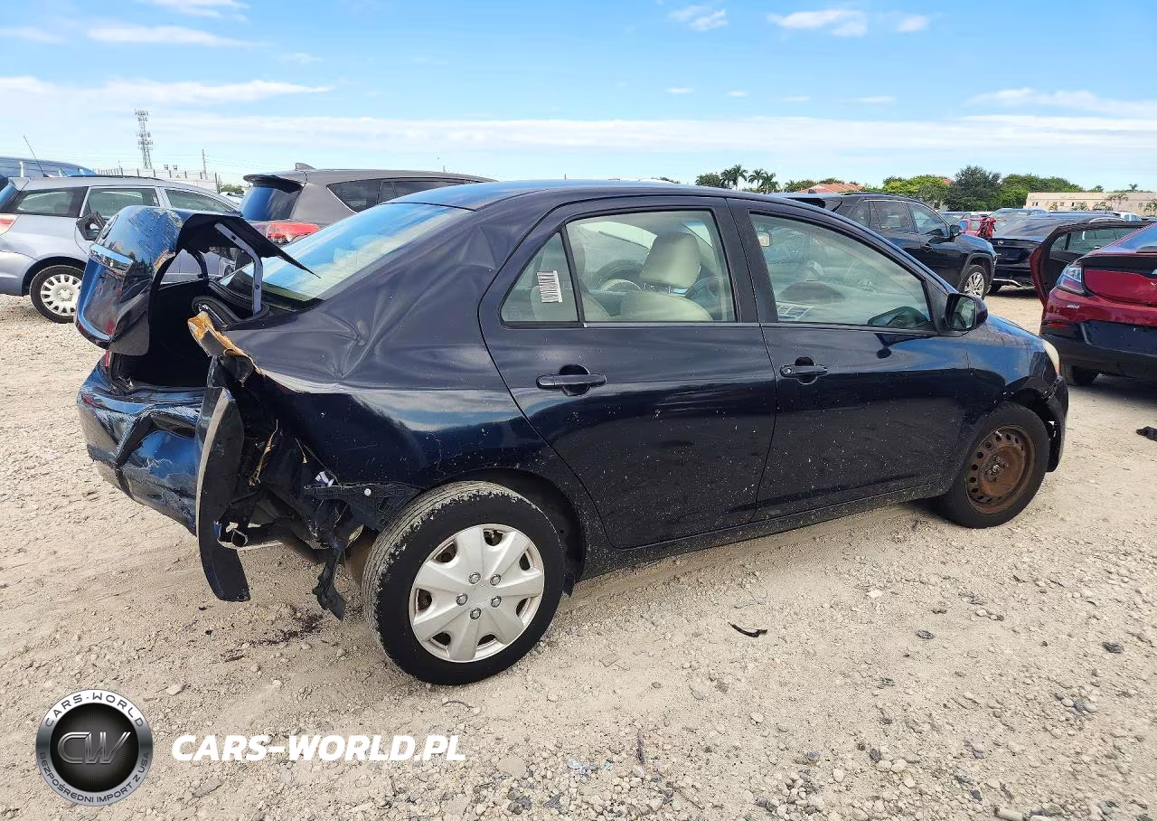 2008 Toyota Yaris Base VIN:JTDBT923681237805 - 3